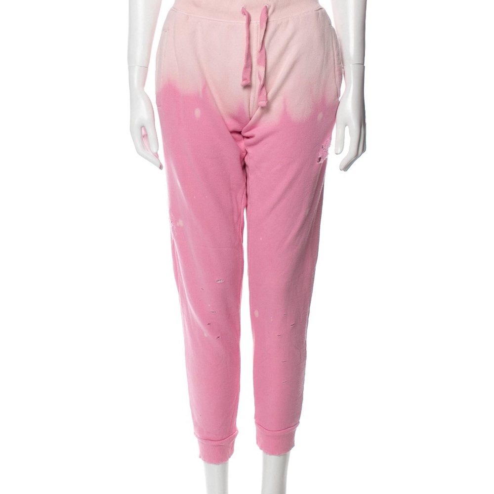 La Detresse distressed tie dye sweatpants
